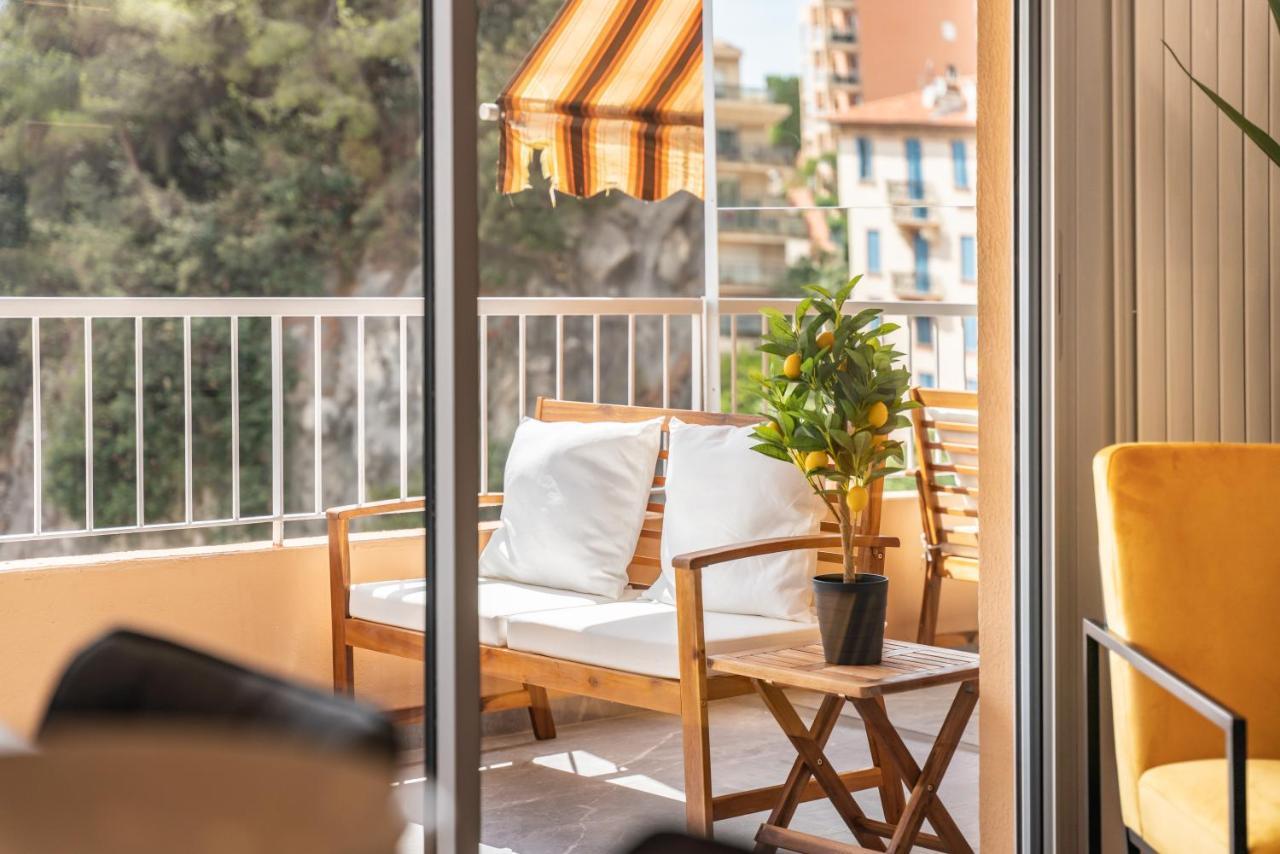 Baie De Monaco - Terrasse Vue Mer - Parking - Af Бюсолей Екстериор снимка