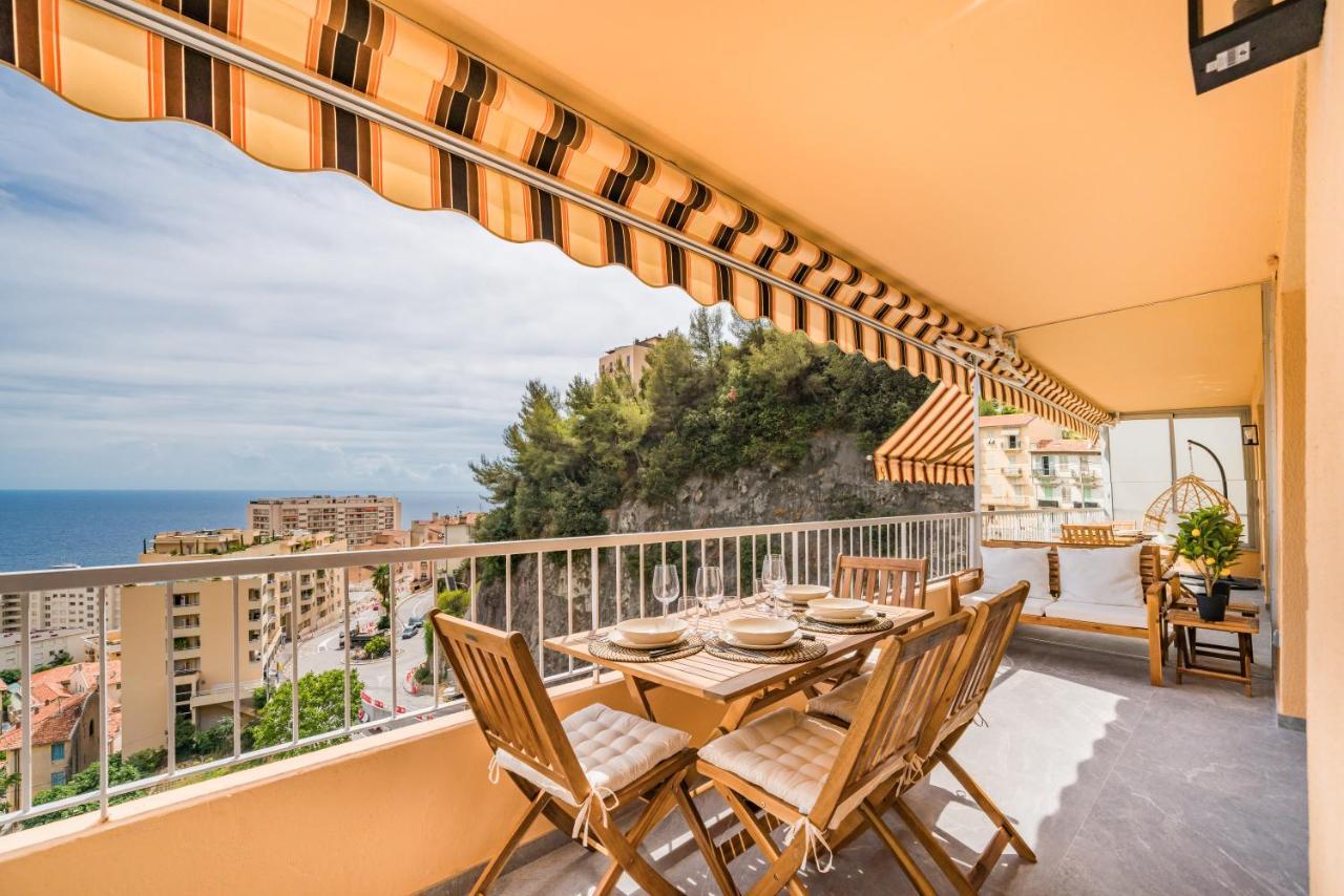 Baie De Monaco - Terrasse Vue Mer - Parking - Af Бюсолей Екстериор снимка