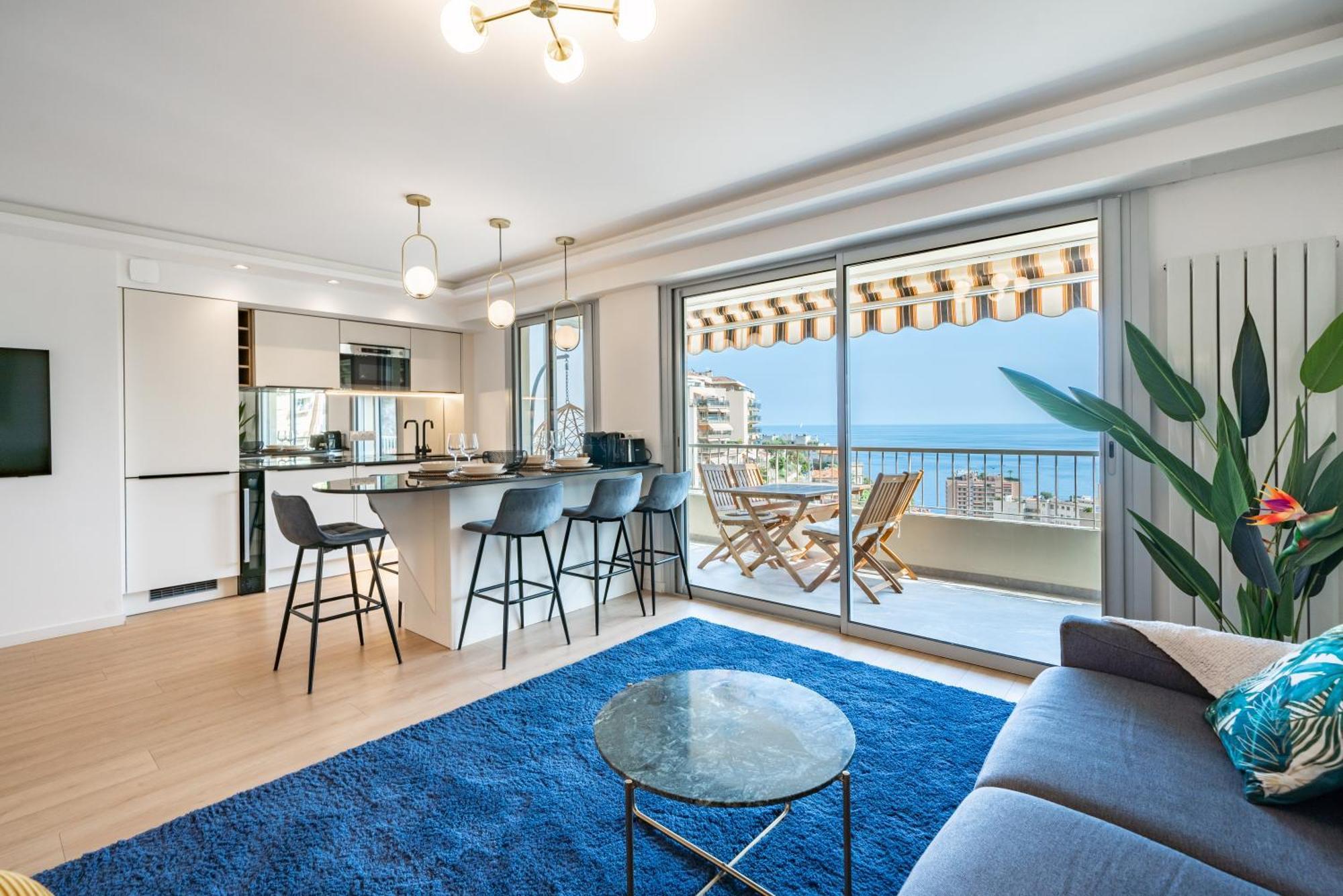 Baie De Monaco - Terrasse Vue Mer - Parking - Af Бюсолей Екстериор снимка